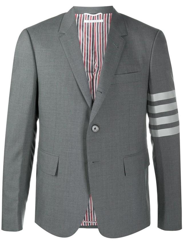 4-bar Jersey Sport Coat In Grey Product Image