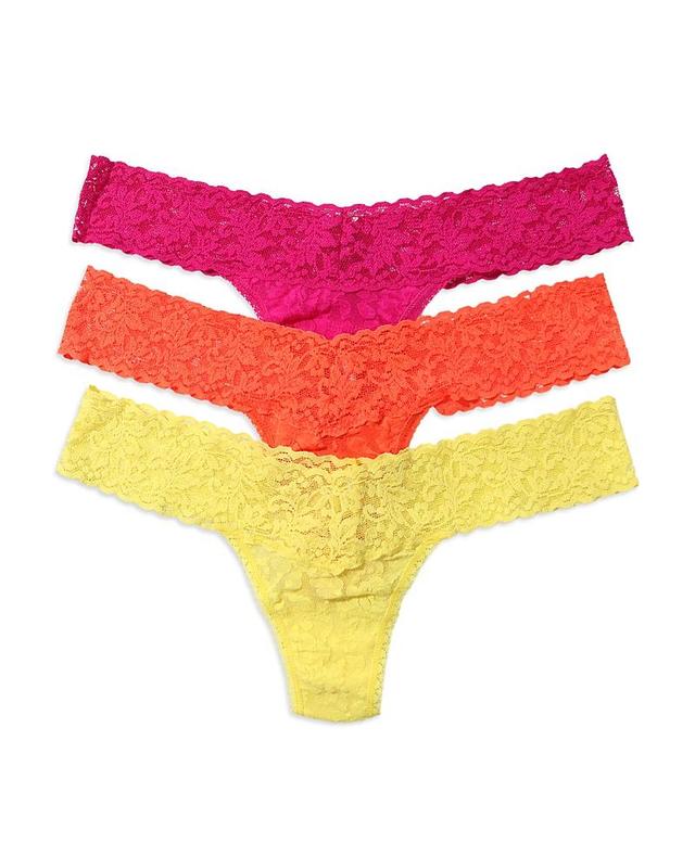 Hanky Panky Low-Rise Thongs, Set of 3 Product Image