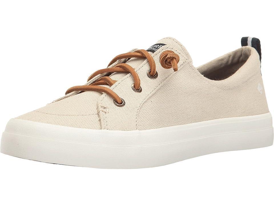 Sperry Crest Vibe Washed Linen (Oat) Women's Lace up casual Shoes Product Image