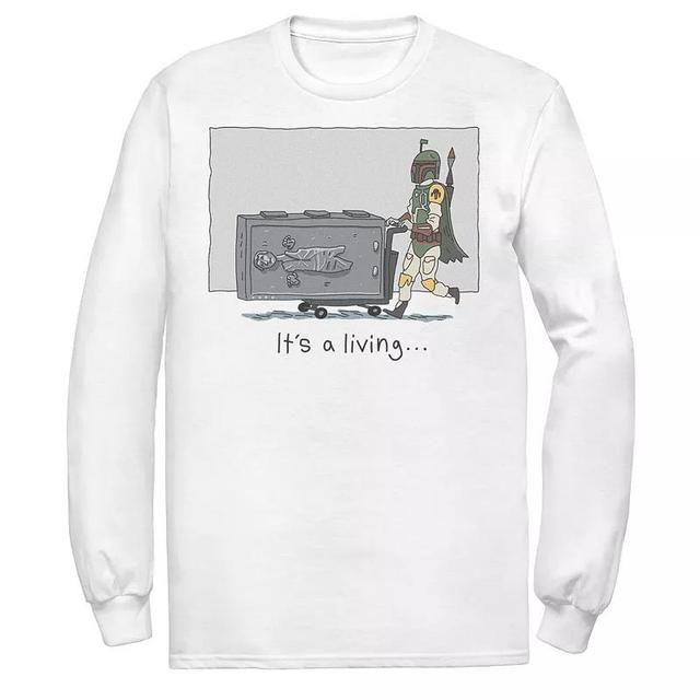 Mens Star Wars Boba Fett Its A Living Doodle Tee Product Image