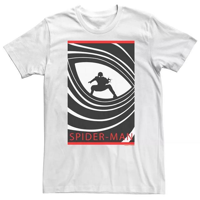 Big & Tall Marvel Spider-Man Far From Home Silhouette Poster Tee, Mens Product Image