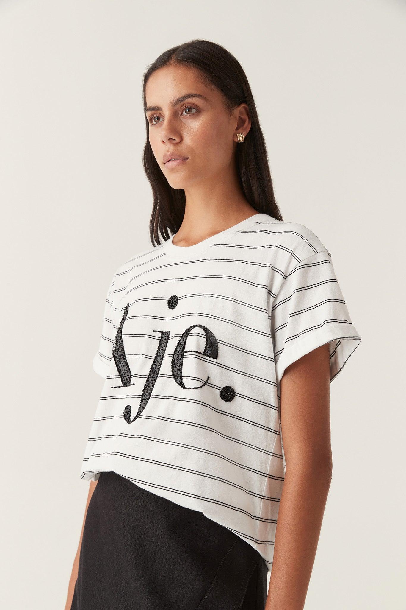 Classic Embellished Logo Tee Product Image