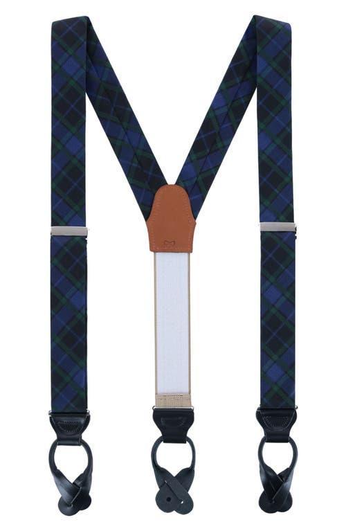 Trafalgar Ives Plaid Silk Suspenders Product Image