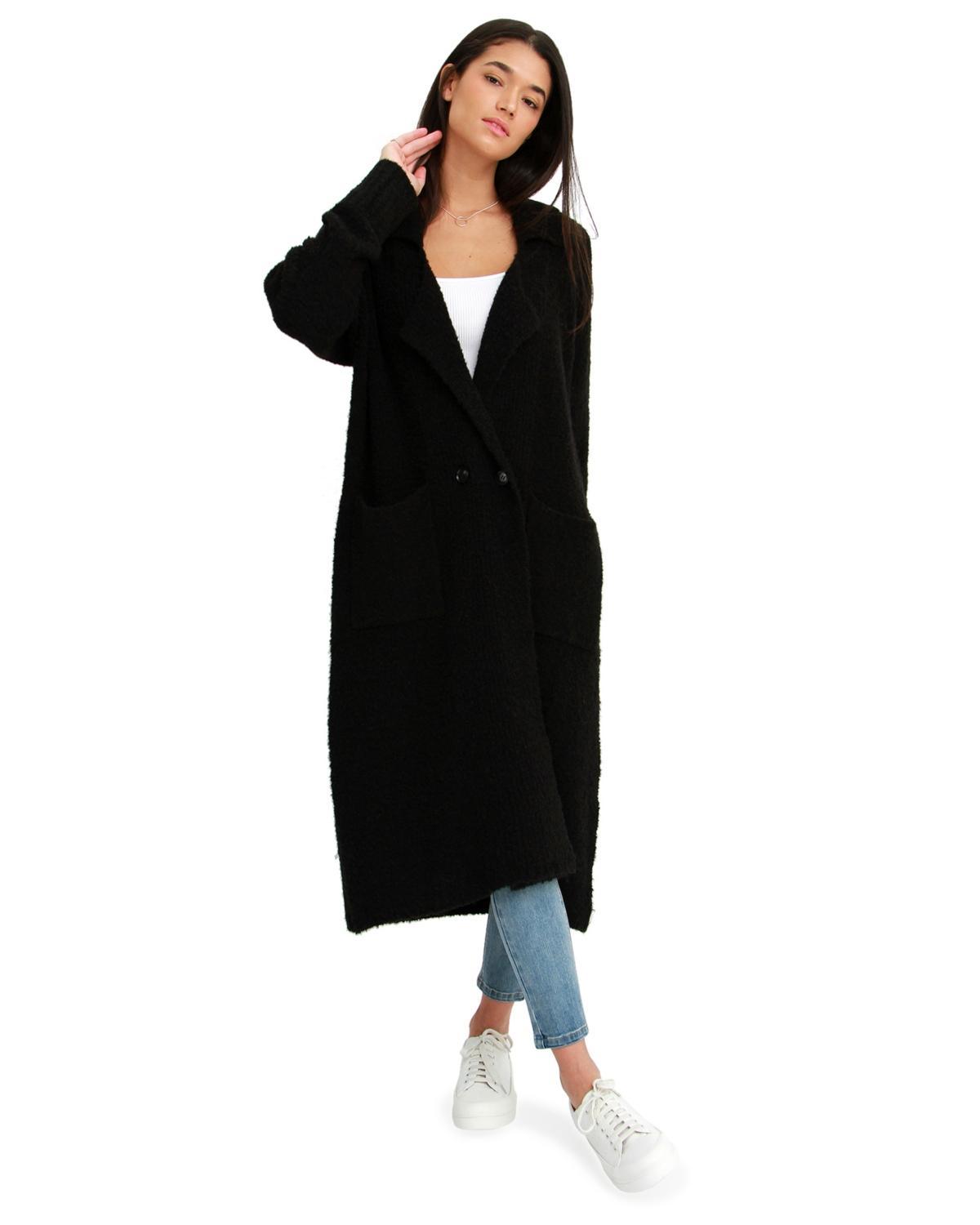 Women Belle & Bloom Born To Run Sustainable Sweater Coat Product Image