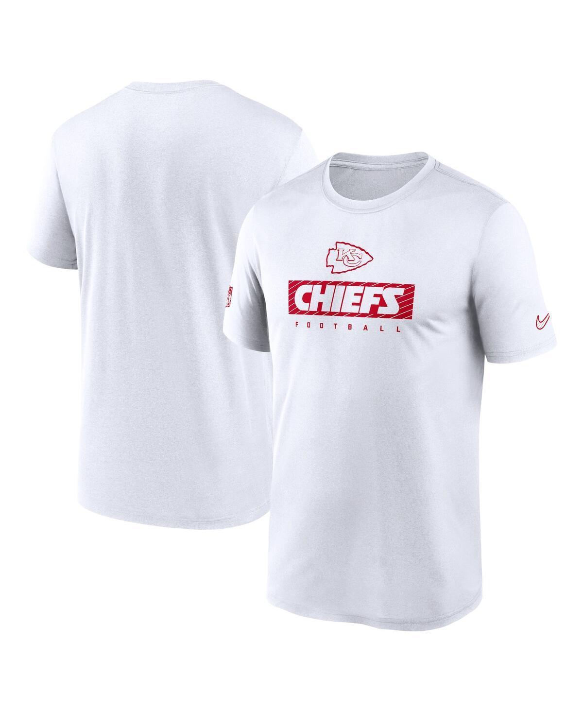 Nike Mens White Kansas City Chiefs Sideline Legend Performance T-Shirt Product Image