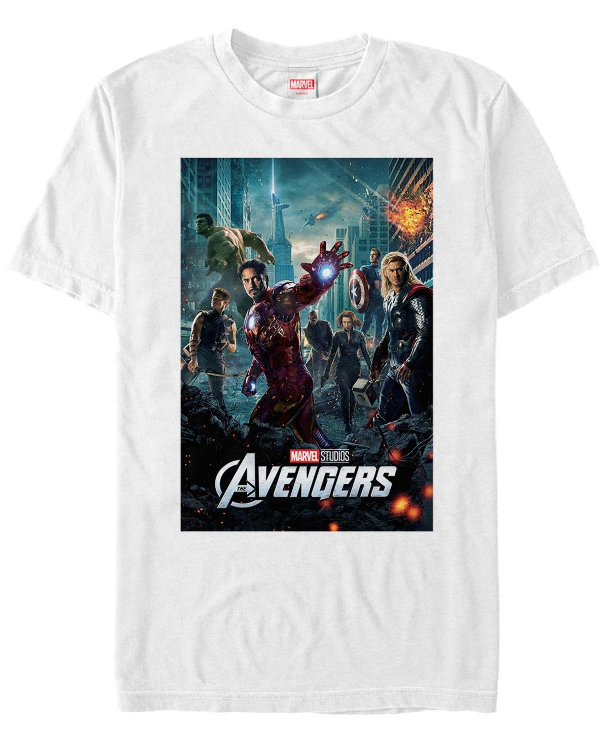 Mens Marvel Studios Avengers Movie Poster Group Shot Tee Product Image