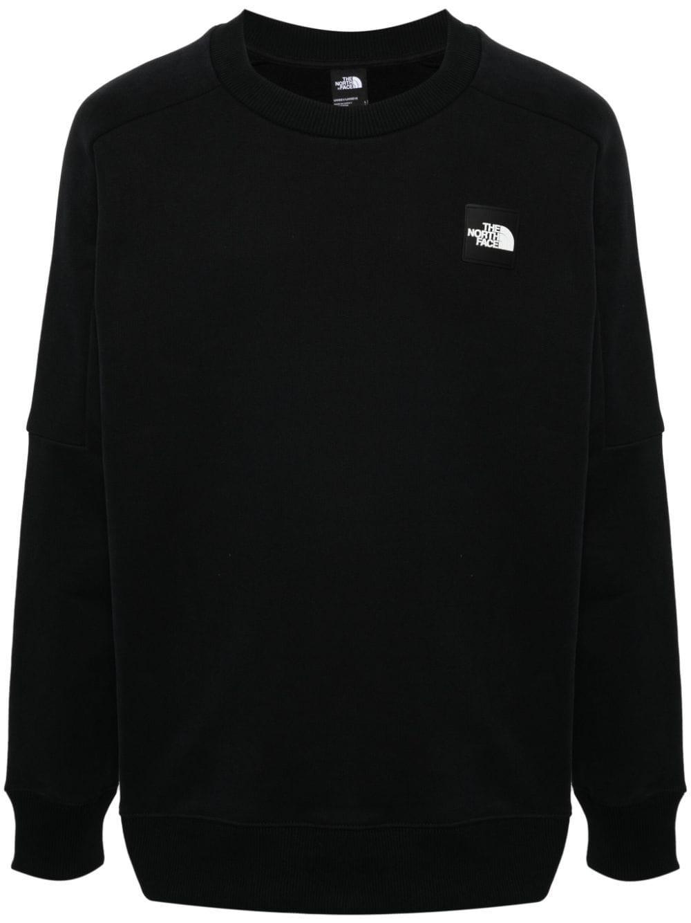 rubberised-logo cotton sweatshirt Product Image