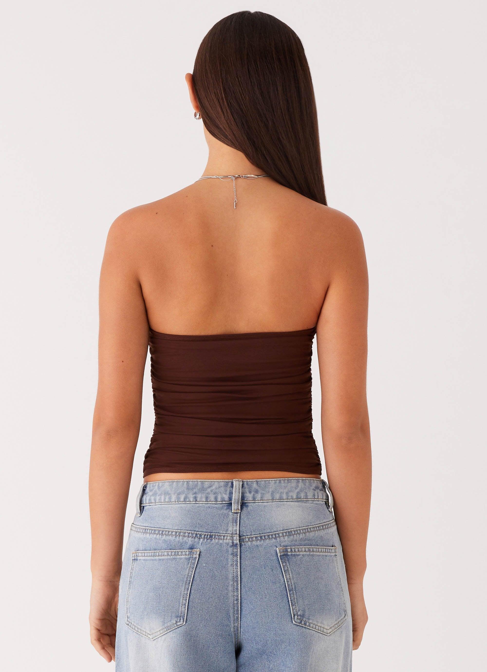 Rudy Tube Top - Brown Product Image