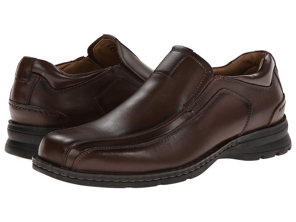 Dockers Agent Mens Leather Slip-On Shoes Med Brown Product Image