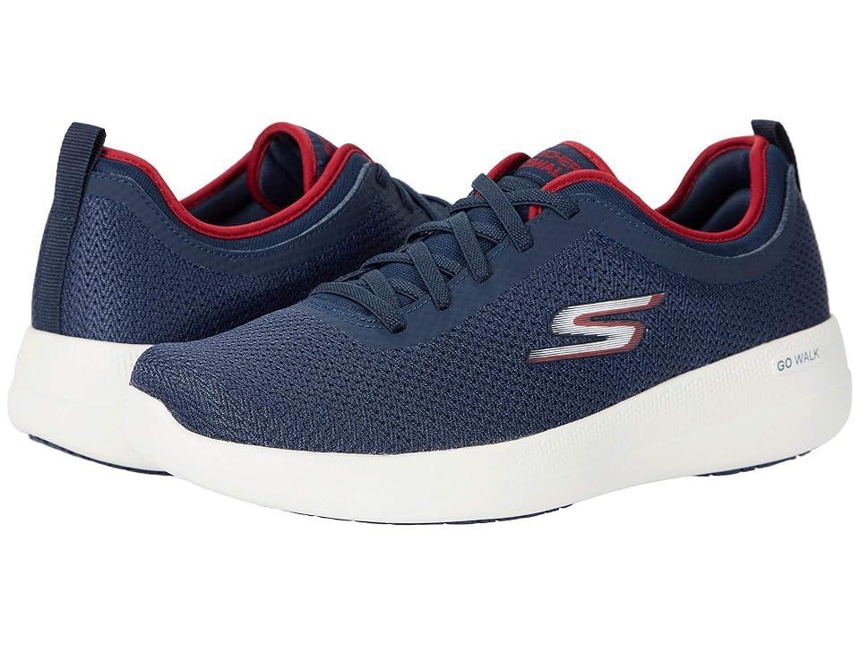 SKECHERS Performance Go Walk Max Deluxe - 216142 (Navy/Red) Men's Shoes Product Image