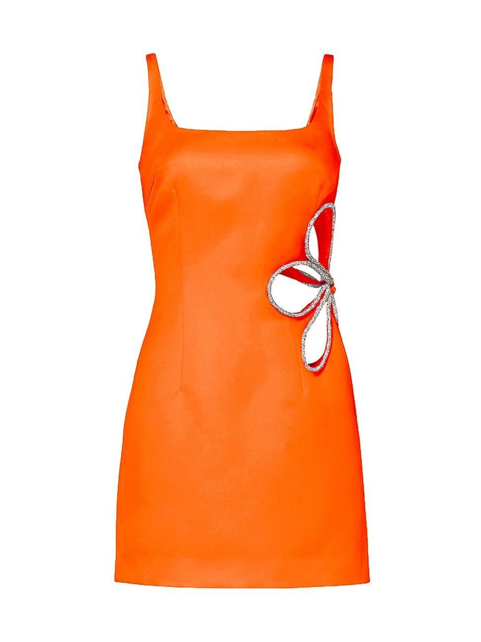 Womens Betty Flower Cut-Out Minidress Product Image