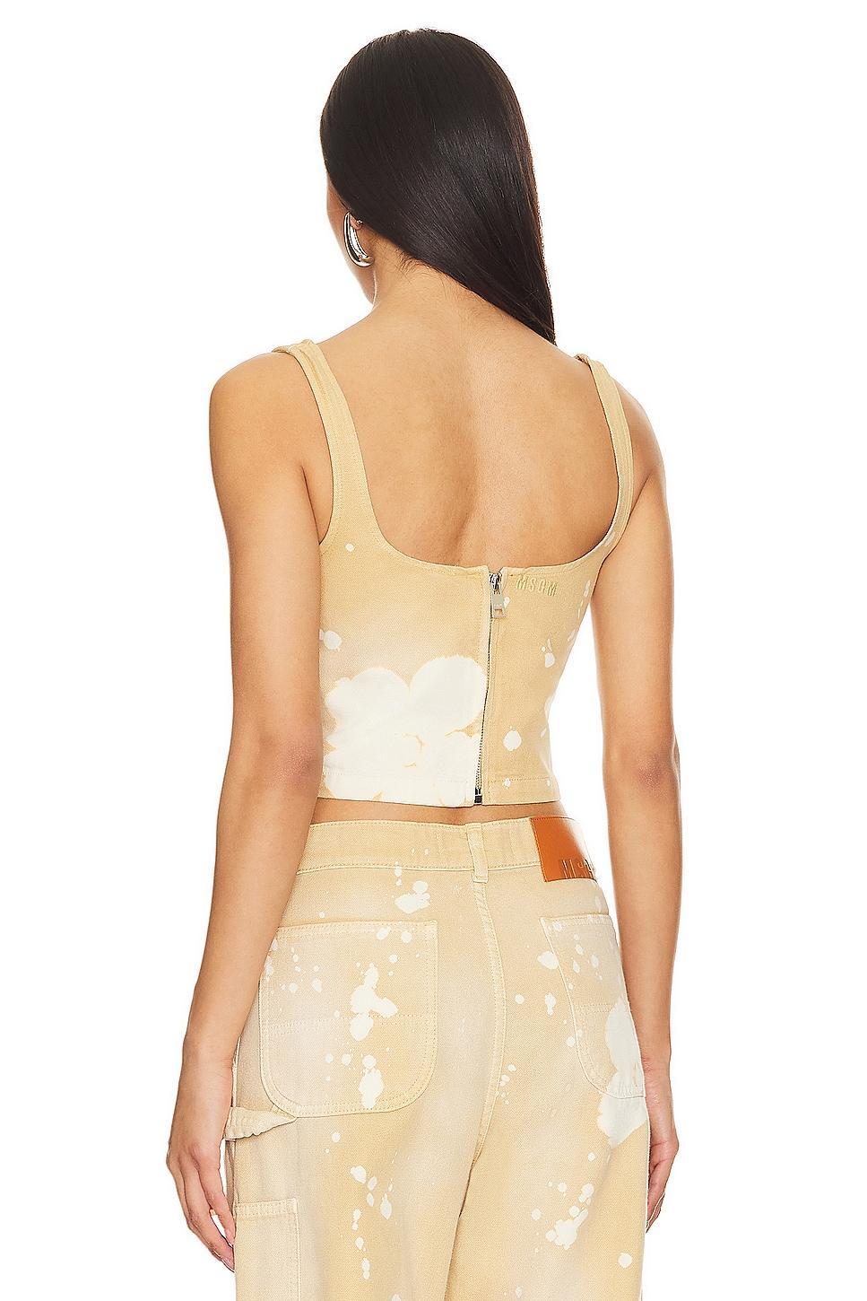 Daisies Bustier Top MSGM Product Image