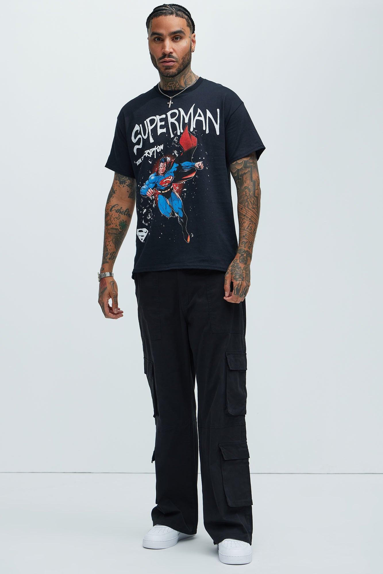 Superman Son Of Krypton Short Sleeve Tee - Black Product Image