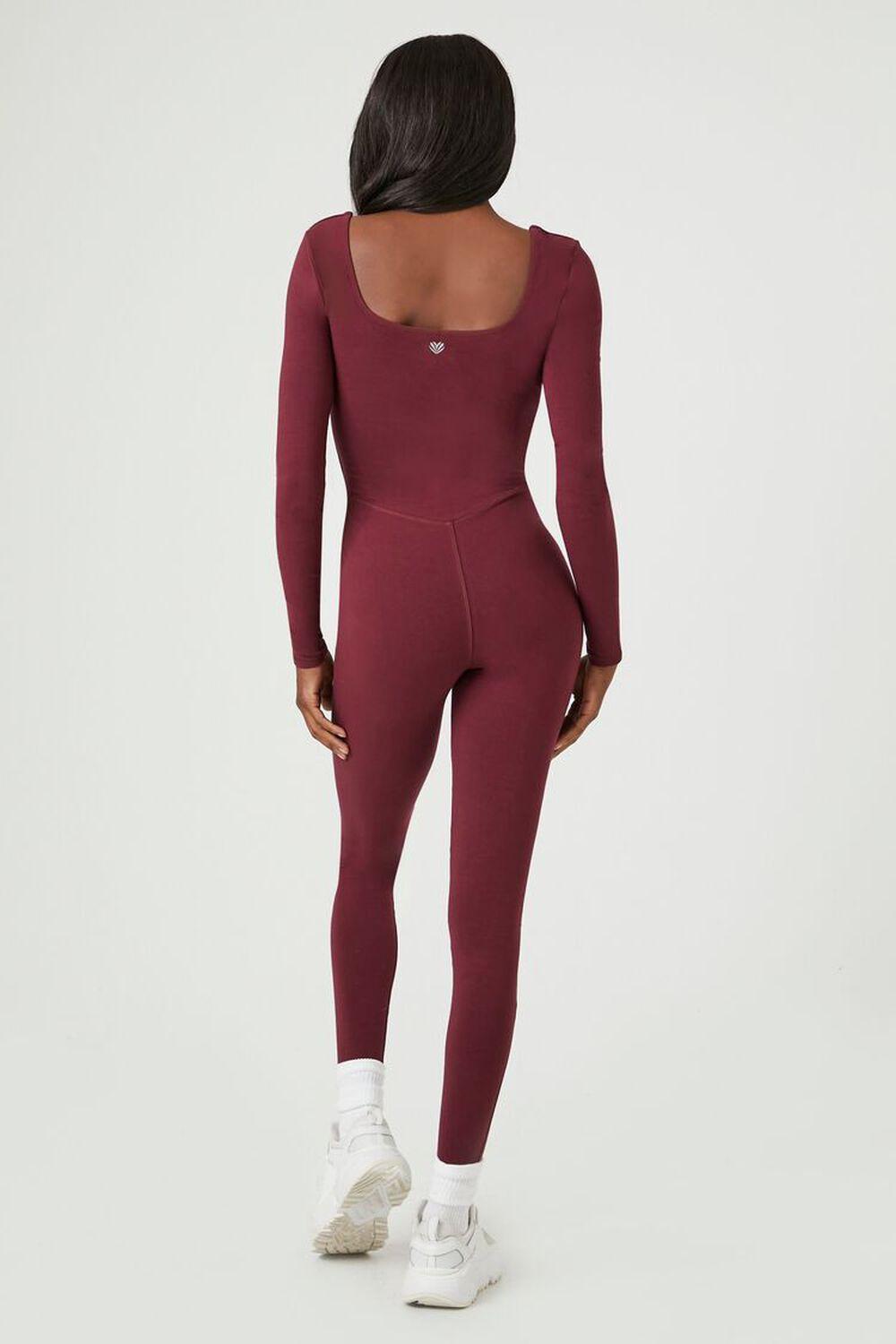 Active Long-Sleeve Corset Jumpsuit | Forever 21 Product Image