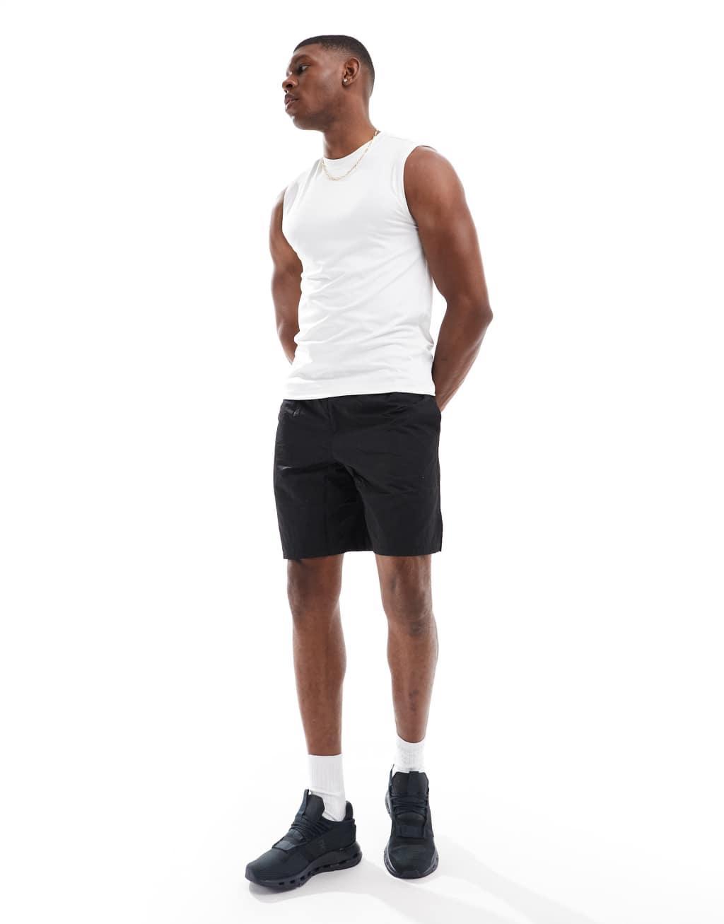 ASOS 4505 Icon training quick dry muscle fit tank in white Product Image