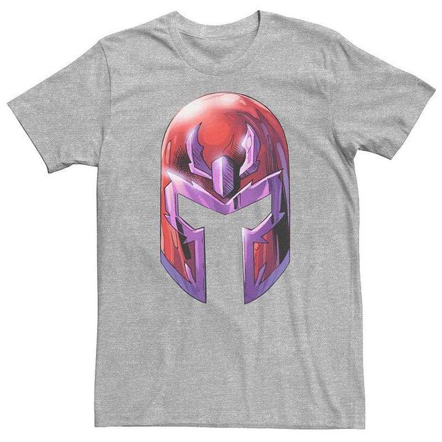 Mens Marvel Magneto Helmet Tee Athletic Grey Product Image