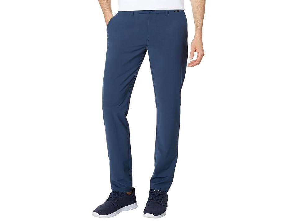 TravisMathew Otc Tech Chino (Dress Blues) Men's Clothing Product Image