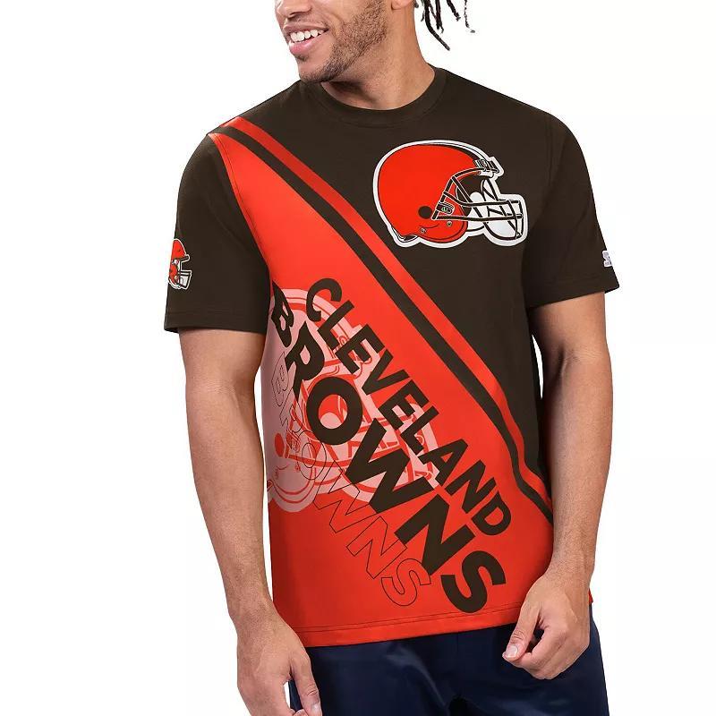 Mens Starter /Orange Cleveland s Finish Line Extreme Graphic T-Shirt Product Image