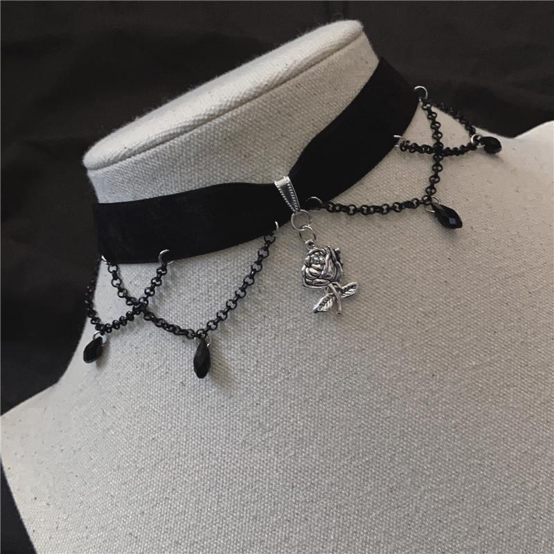 Floral Chained Choker Product Image