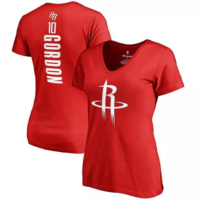 Womens Fanatics Branded Eric Gordon Houston Rockets Backer Classic Fit Name & Number V-Neck T-Shirt Product Image