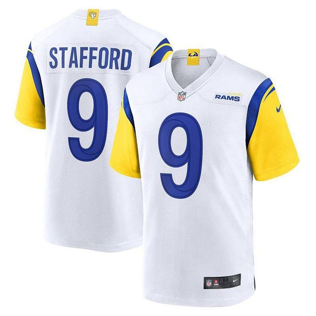 Nike Mens Matthew Stafford Los Angeles Rams Alternate Game Jersey - White Product Image