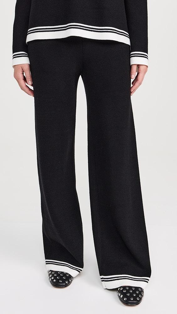 English Factory Contrast Stripe Detail Pants | Shopbop product image