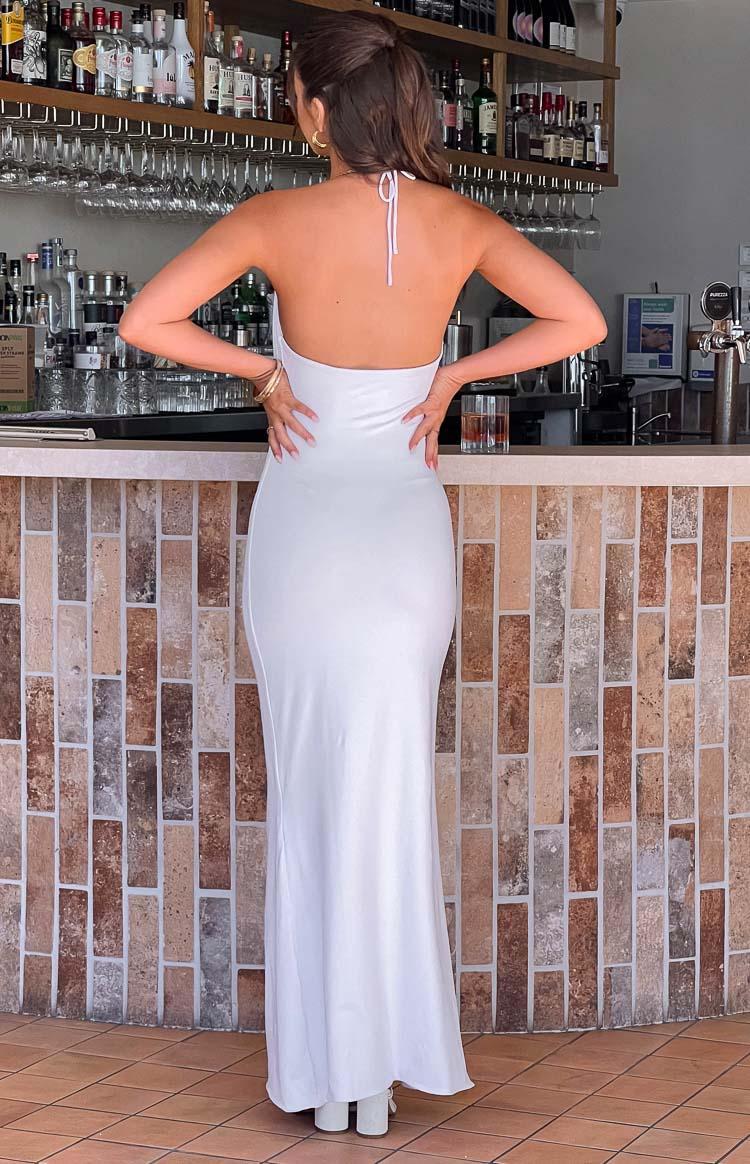 Tori White Maxi Dress Product Image