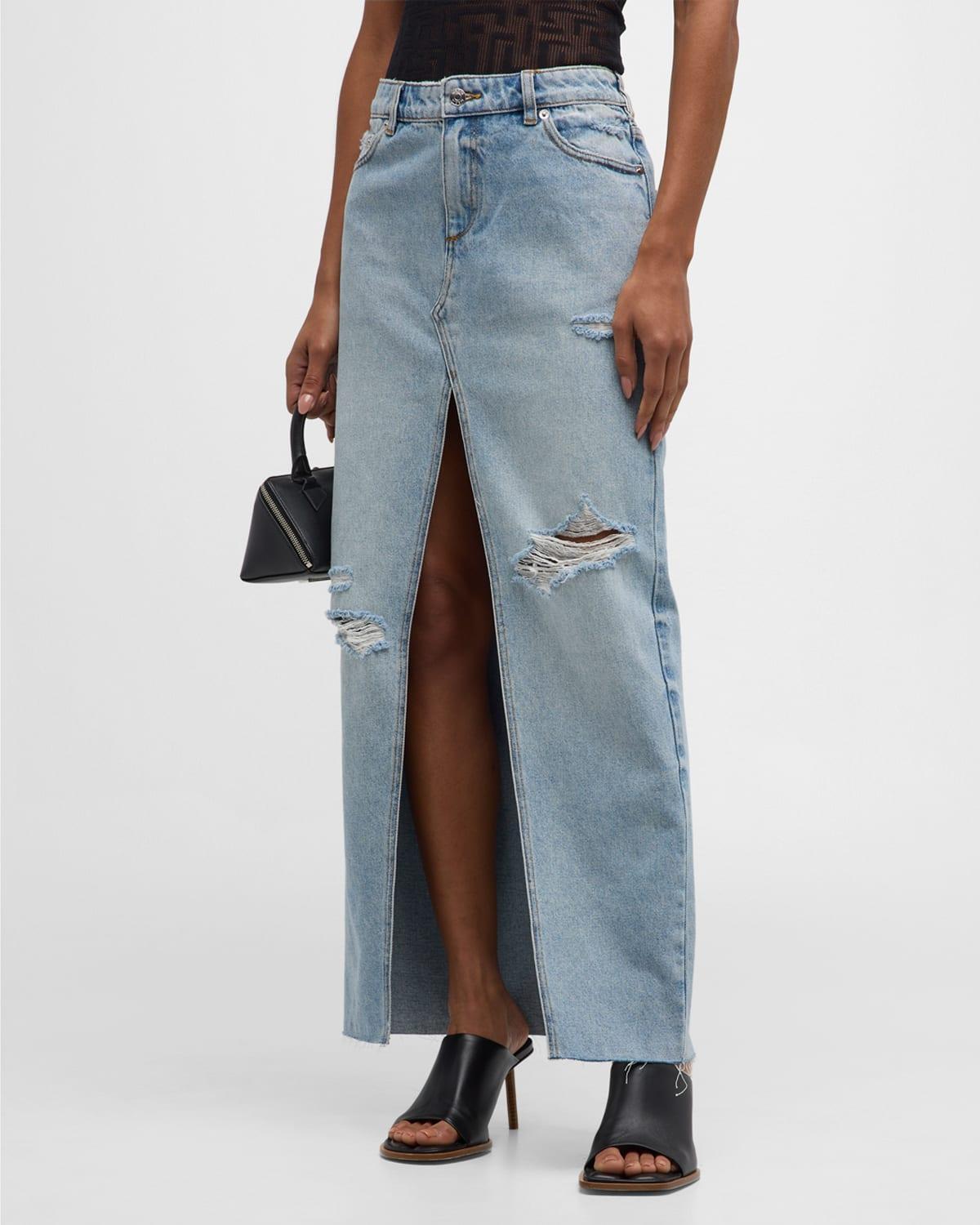 Matilda Denim Maxi Skirt Product Image