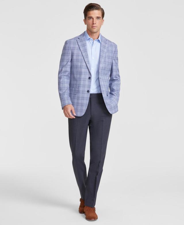 Tommy Hilfiger Mens Modern-Fit Plaid Sport Coat Product Image