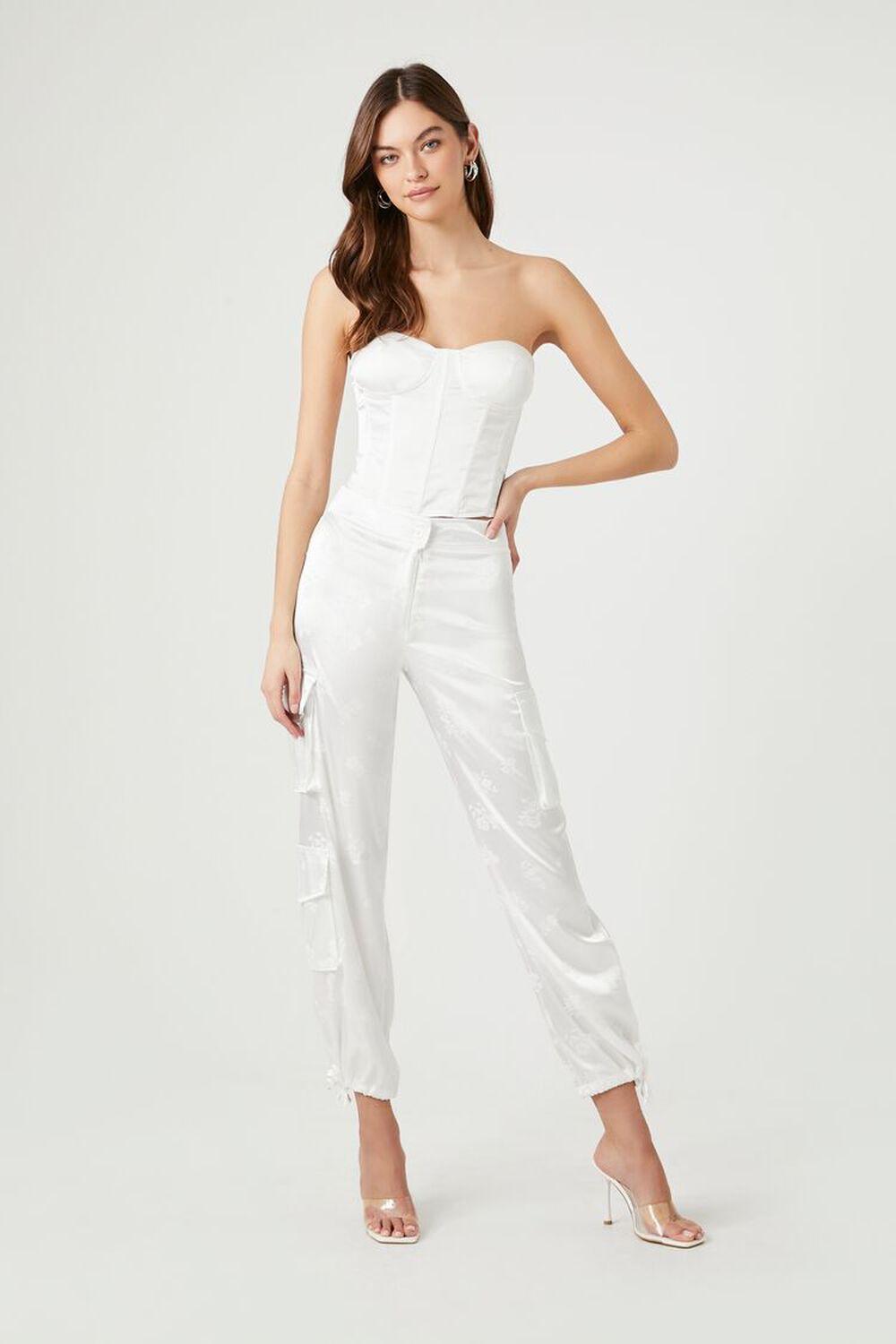 Satin Sweetheart Bustier Top | Forever 21 Product Image