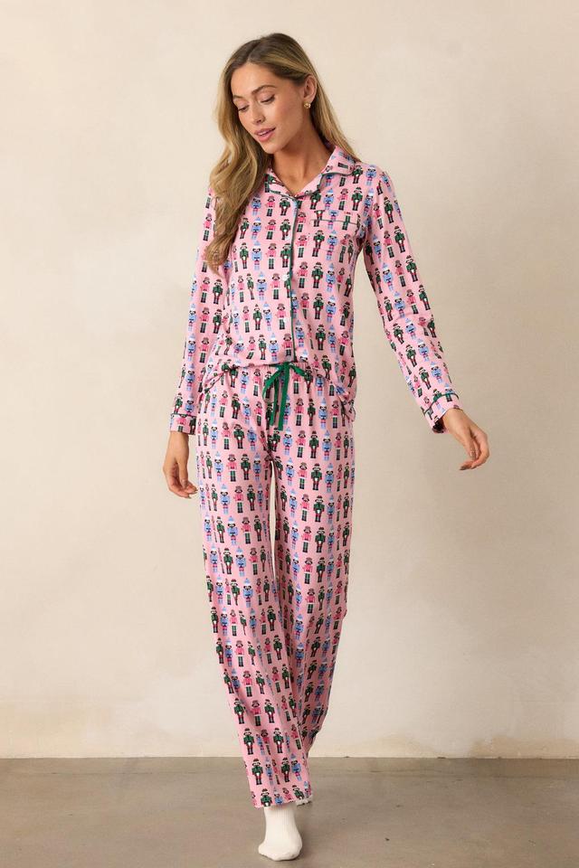 Journey to the Land of Sweets Pink Pajama Pants Product Image