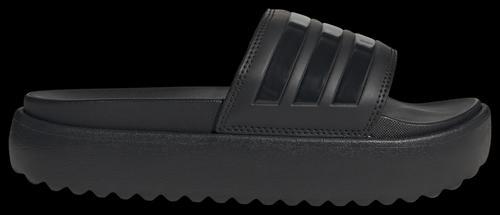 adidas Adilette Womens Platform Slides Black Product Image