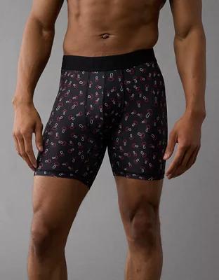 AEO Men's Mushrooms 6" Temp Tech Cooling Mesh Boxer Brief Product Image