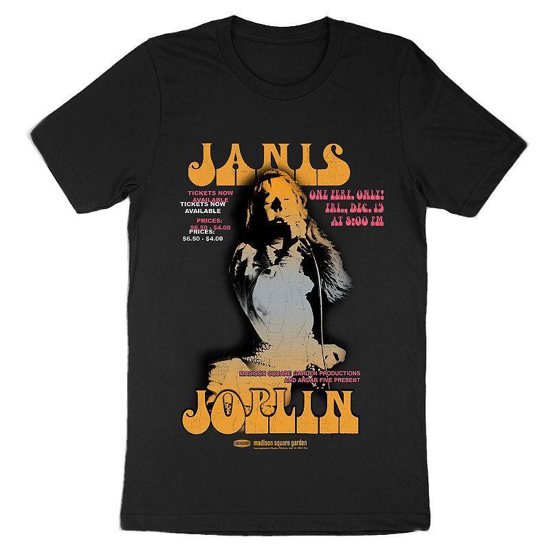 Mens Janis Joplin Tee Black Product Image