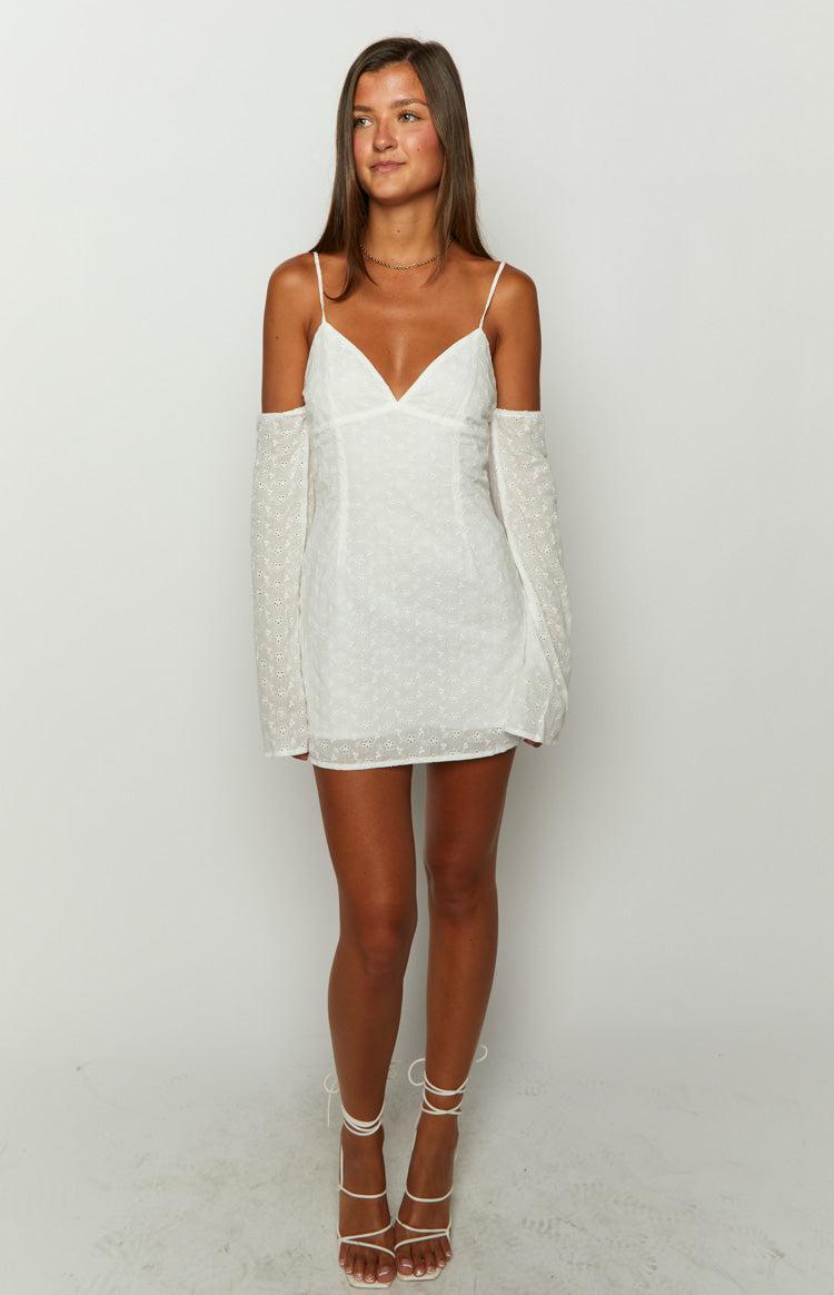 Miami White Mini Dress Product Image