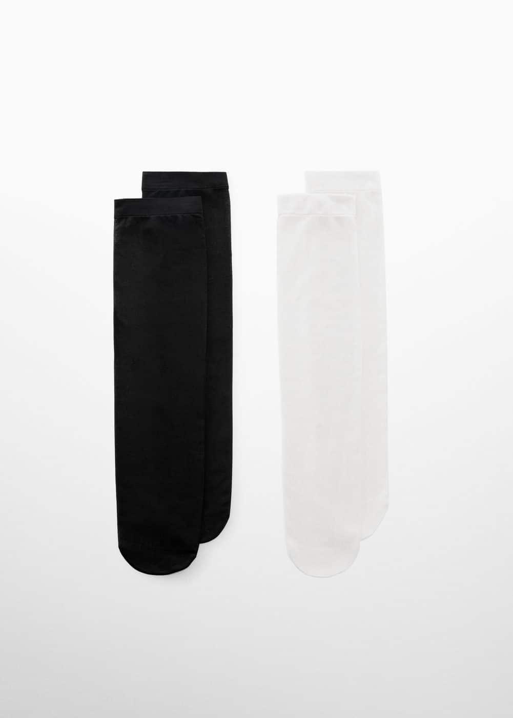 MANGO - Pack of two mesh socks - One size - Women Product Image