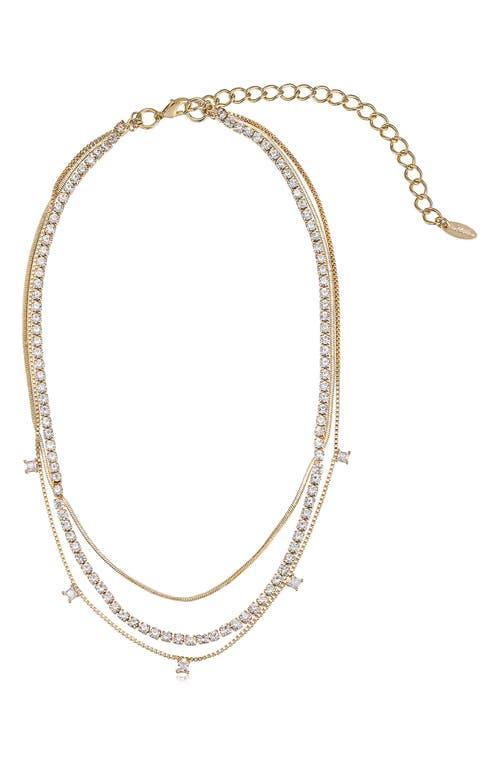 Ettika Set of 4 Crystal & Chain Link Necklaces Product Image