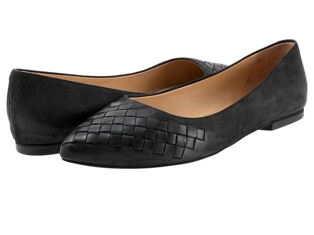 Trotters Estee Woven Nubuck Suede Flats Product Image