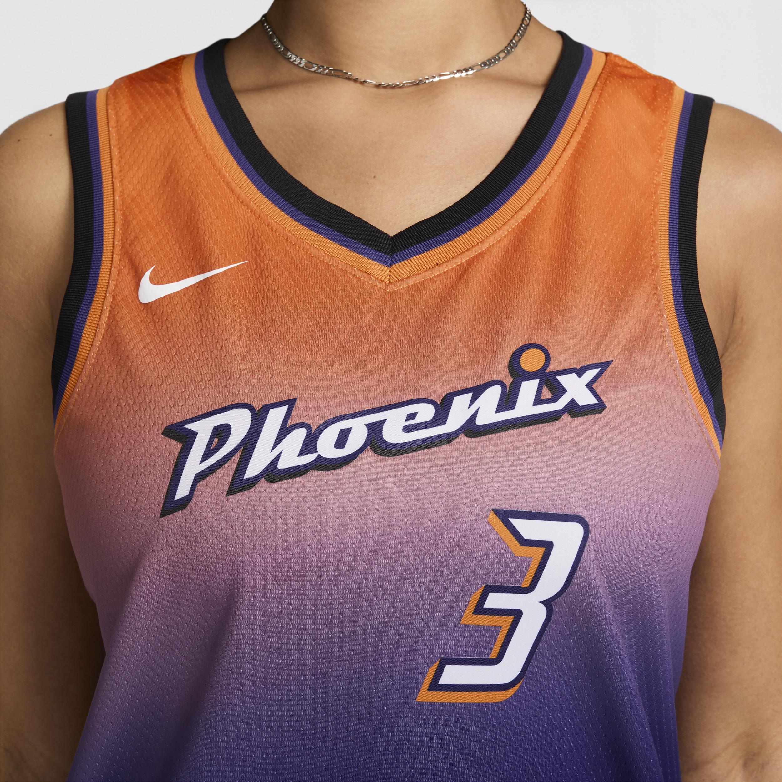 Nike Womens WNBA Victory Explorer Jersey - Clay Orange/New Orchid Product Image