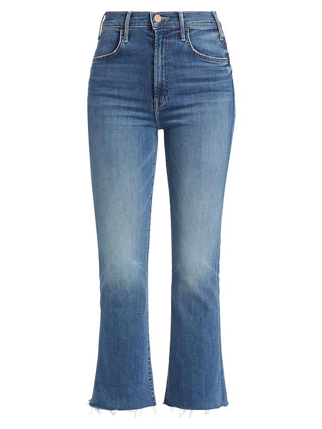 Womens The Hustler Ankle Frayed Jeans Product Image