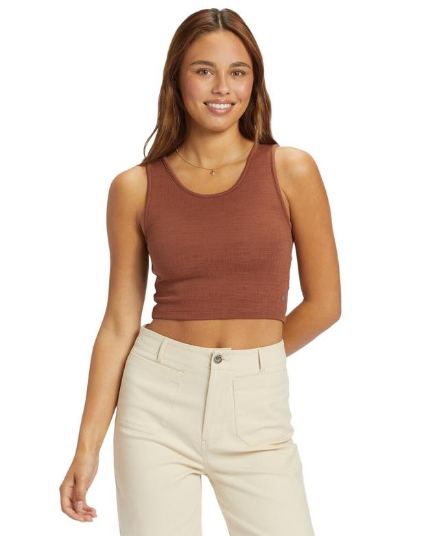 Roxy Juniors Good Keepsake Cropped Tank Top Product Image