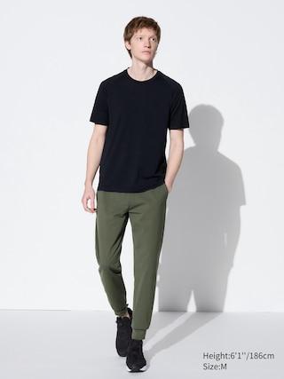 Mens Ultra Stretch Dry-Ex Jogger Pants with Moisture-Wicking Olive Medium UNIQLO US Product Image