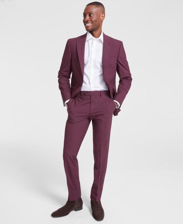 Bar Iii Mens Slim-Fit Wool Blend Suit Pants, Created for Macys Product Image