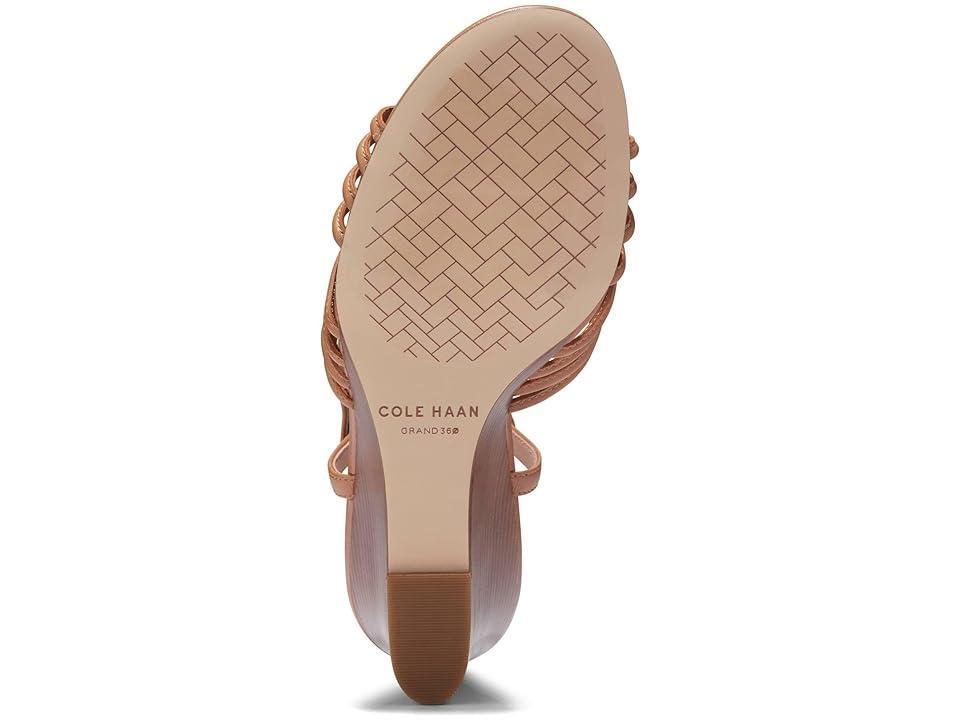 Cole Haan Jitney Knot Wedge (Pecan Leather) Women's Sandals Product Image