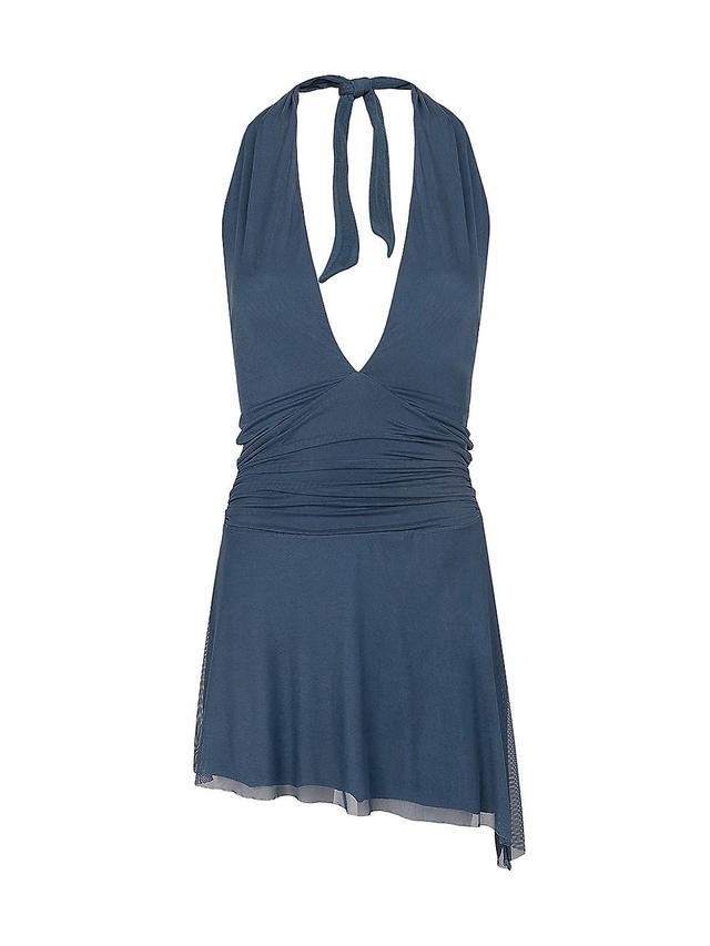 Womens Solid Nina Minidress Product Image