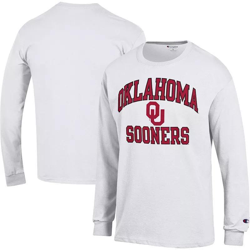 Mens Champion Oklahoma Sooners High Motor Long Sleeve T-Shirt Product Image