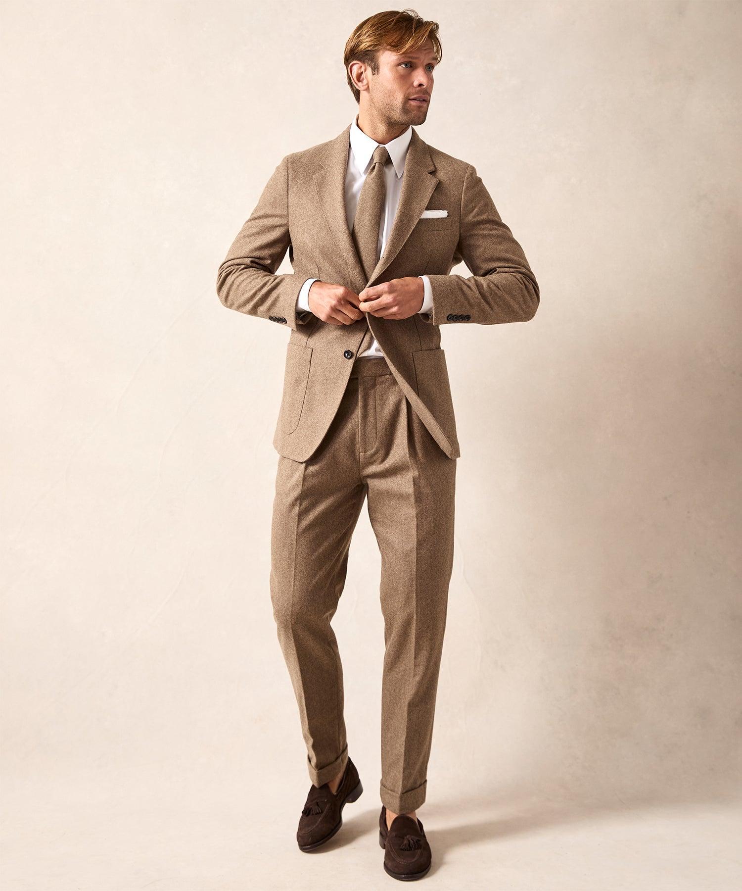 Italian Flannel Madison Suit in Chestnut Product Image