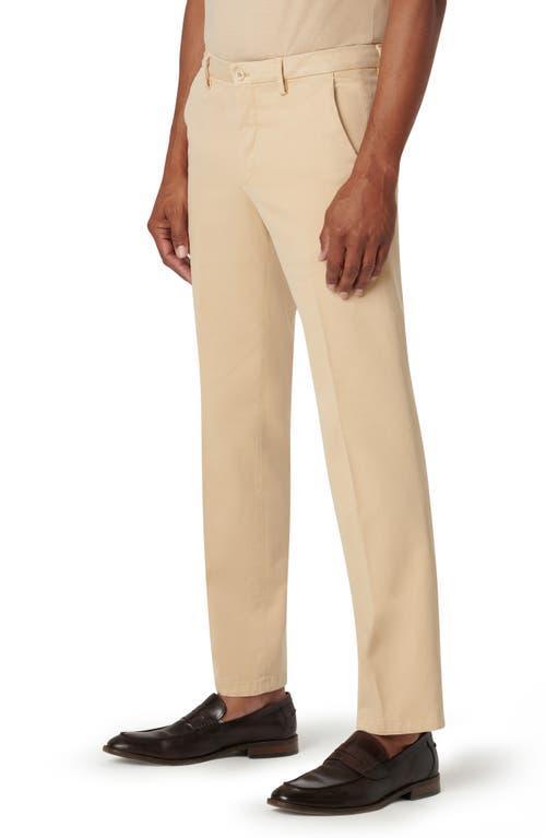 Mens Stretch Cotton-Blend Straight-Leg Chino Pants Product Image