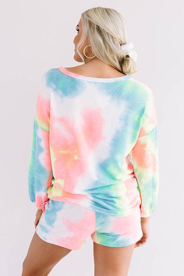 Laguna Beach Lounging Tie Dye Shift Tee Product Image