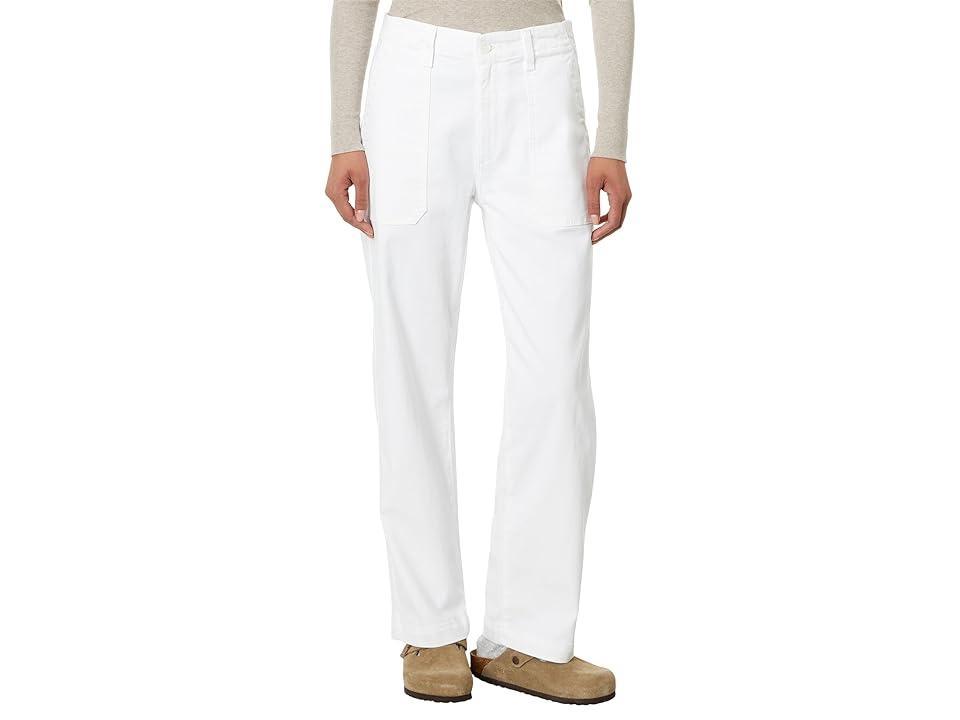 AG Jeans Analeigh High-Rise Straight Crop in Cloud (Cloud ) Women's Jeans Product Image